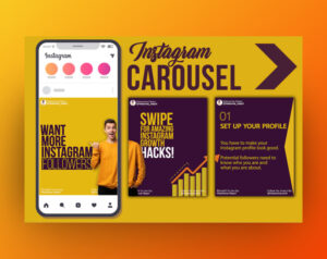بكج تصميم Carousel انستغرام